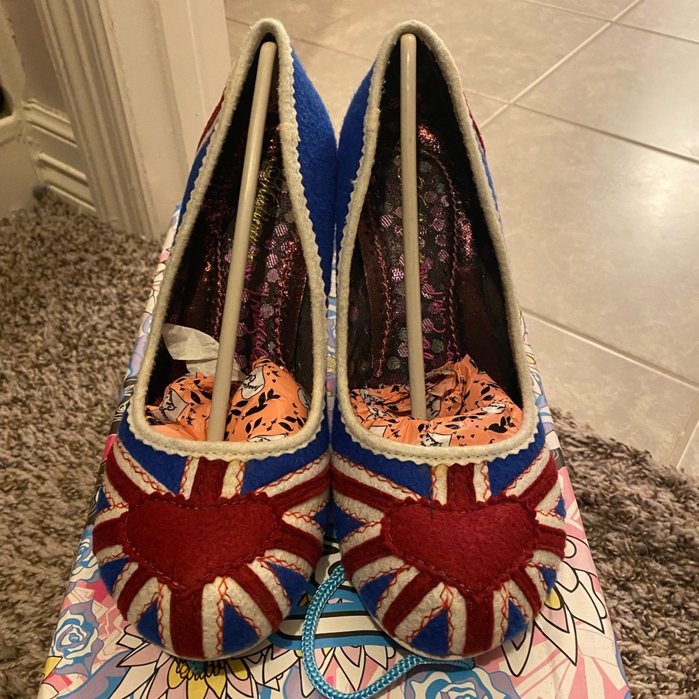 Irregular Choice Patty Union Jack pumps
